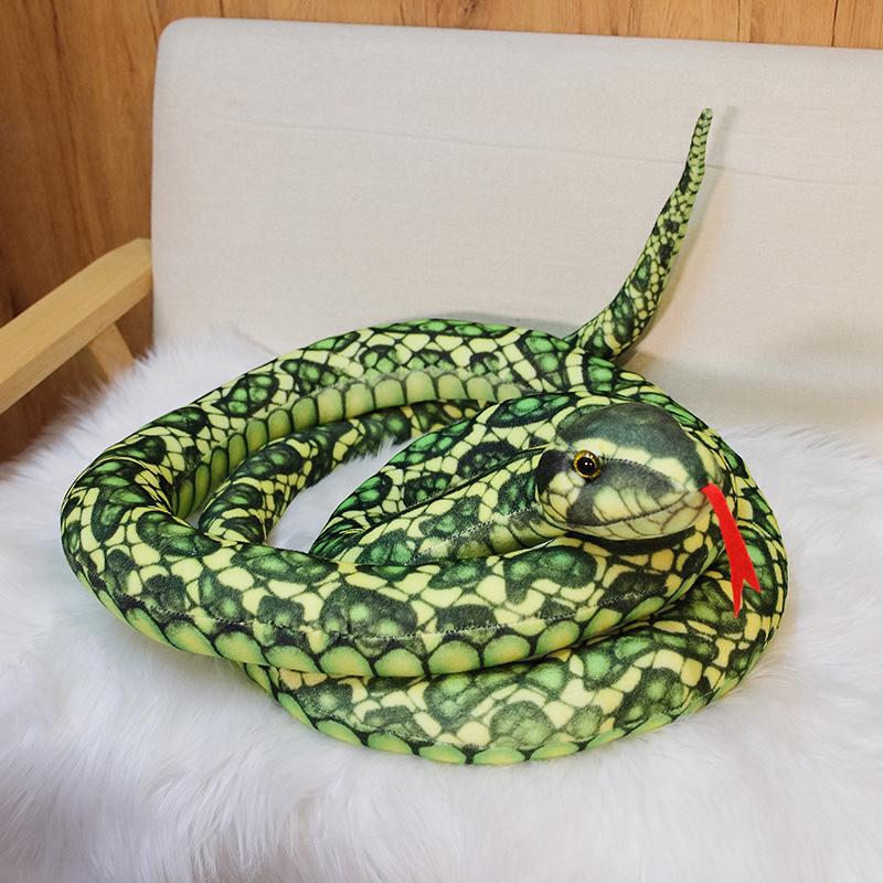 Pet Shop Toys Custom Simulation Yellow Snake Stuffed Animal Plush Toy