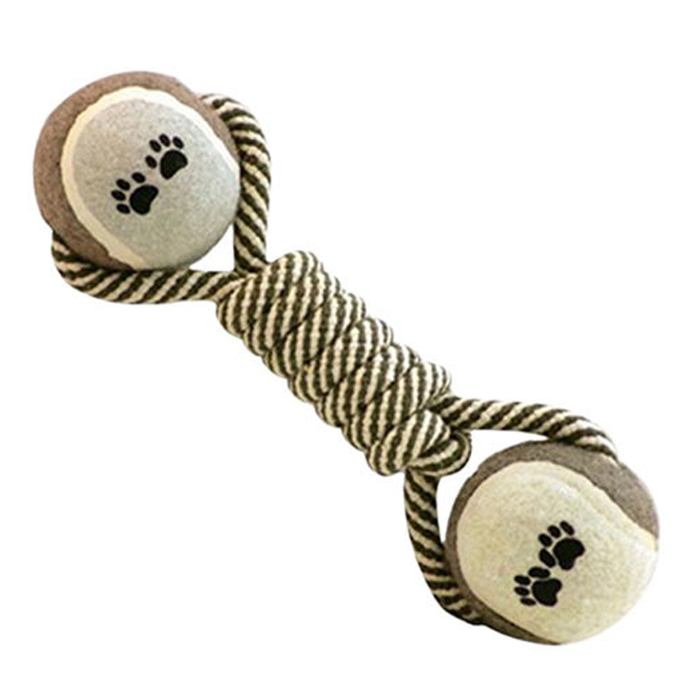 Best Selling Products Tennis Ball Dumbbell Chew Dog Toys for Small to Medium Dogs