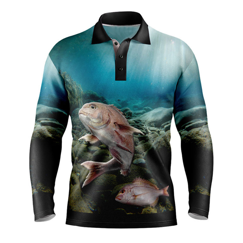 High Quality Sun protection Anti-UV Top Apparel Dry Clothing Custom Fishing POLO Shirt