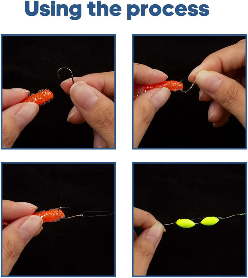 Survival Fishing Kit Basic Version Compact Fishing Kit With Fish Line Fish Hook Fish Float Bait for  Hiking Camping