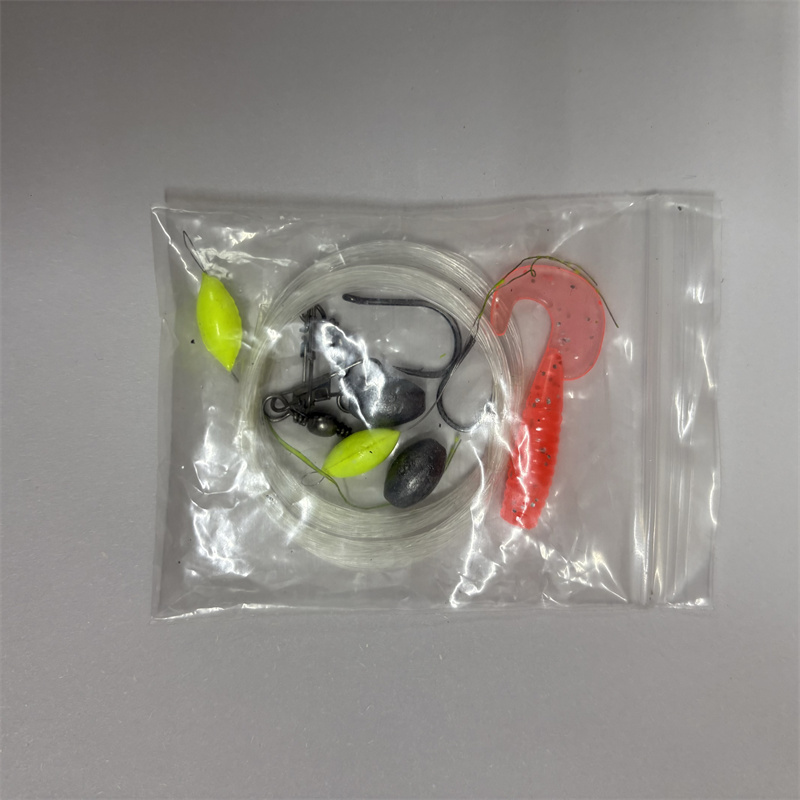 Survival Fishing Kit Basic Version Compact Fishing Kit With Fish Line Fish Hook Fish Float Bait for  Hiking Camping