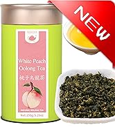 XIXICHA White Peach Oolong Tea Loose Leaf Grade AAA Peach Oolong Tea Natural Sweet Peach Aroma Ta...
