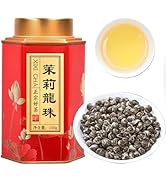 XIXICHA Jasmine Tea Pearls Chinese Jasmine Dragon Balls Grade AAA 5.29oz/150g Jasmine Loose Leaf ...
