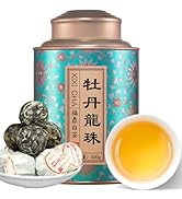 XIXICHA White Peony Tea White Tea Pearls 2013Yr Bai Mu Dan Aged White Tea Loose Leaf Fuding White...