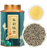 XIXICHA Jasmine Tea Loose Leaf Grade AAA Chinese Tea Jasmine Green Tea Loose Leaf Natural Aroma a...