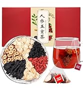 Hee Creek Ginseng five Tea Wu bao tea7.05oz/200g (10g*20Bags) five treasure tea Men’s Maca Herbal...