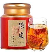 XIXICHA Dried Mandarin Peel Tangerine Peel Orange Peel 3.52oz/100g Xinhui Dried Citrus Peel Chen ...